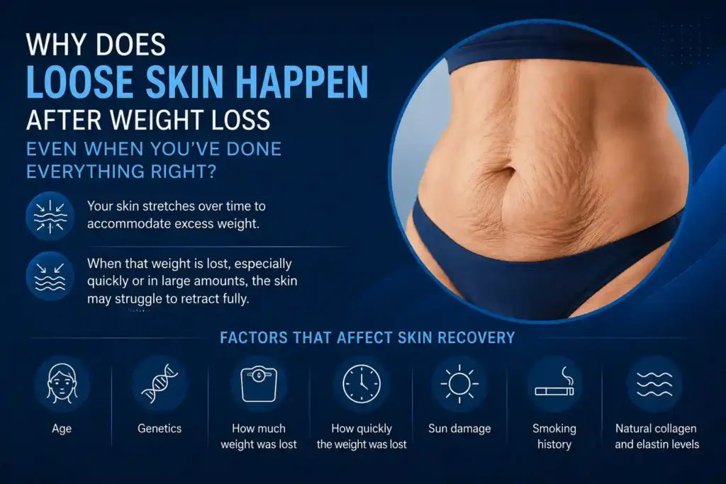 Why Does Loose Skin Happen After Weight Loss Even When You’ve Done Everything Right Rutland?